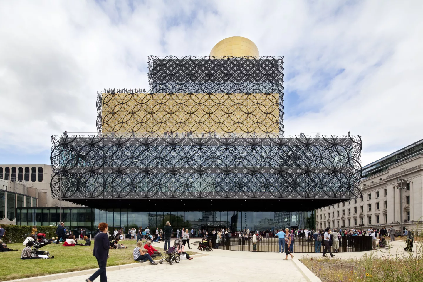The Library of Birmingham by Mecanoo is one of the firm's most famous and distinctive designs to date