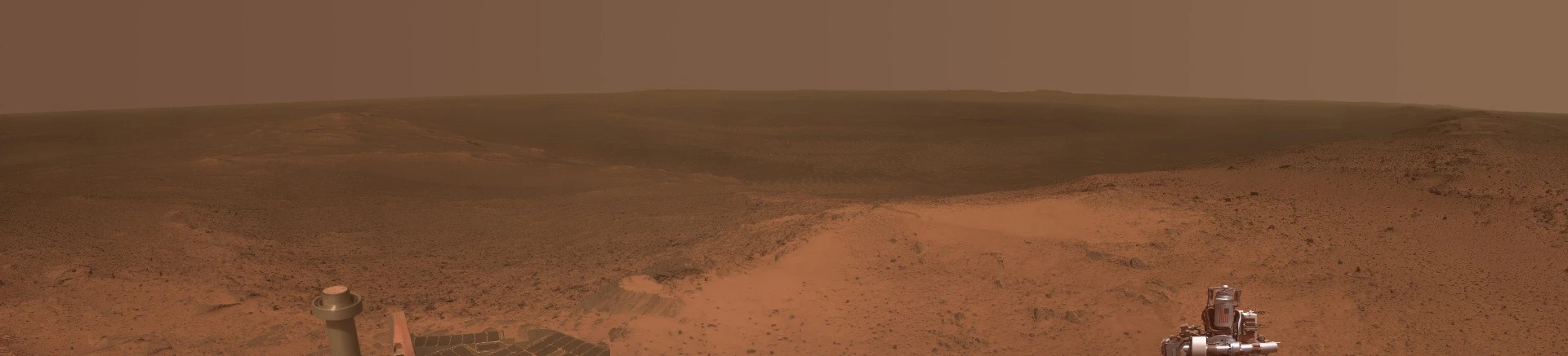 Panorama of Endeavour crater