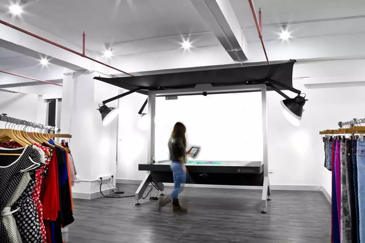 The StyleShoots system in use