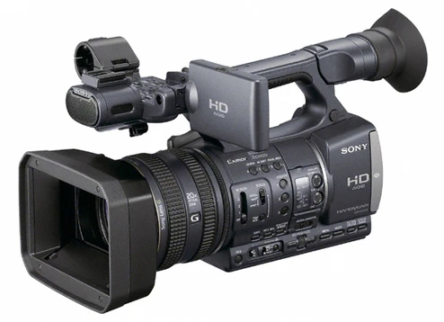 The Sony HDRAX2000 video camera