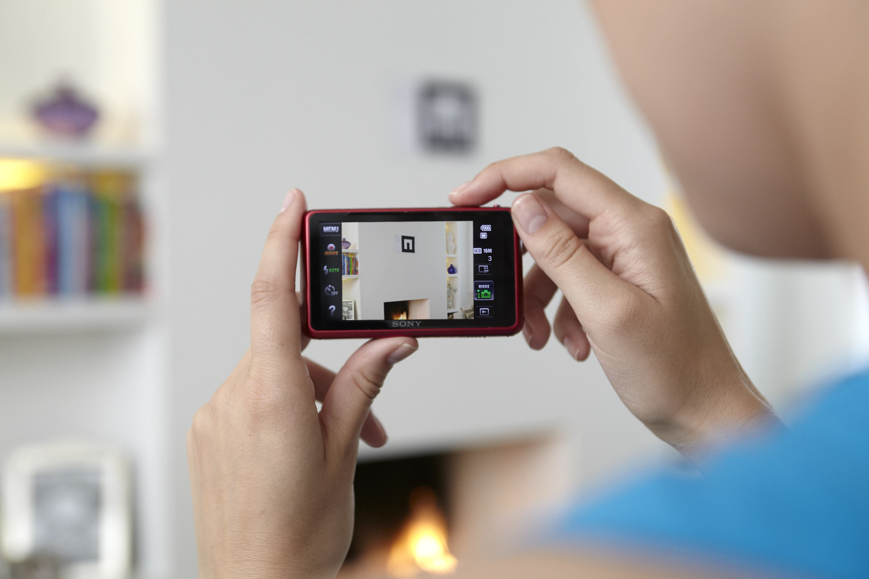 With the marker in place, take a photo of the space you'd like your TV to fill and then upload it to Sony's TV Size Guide tool - which will then augment the image with a chosen screen so you can size up which is best for you