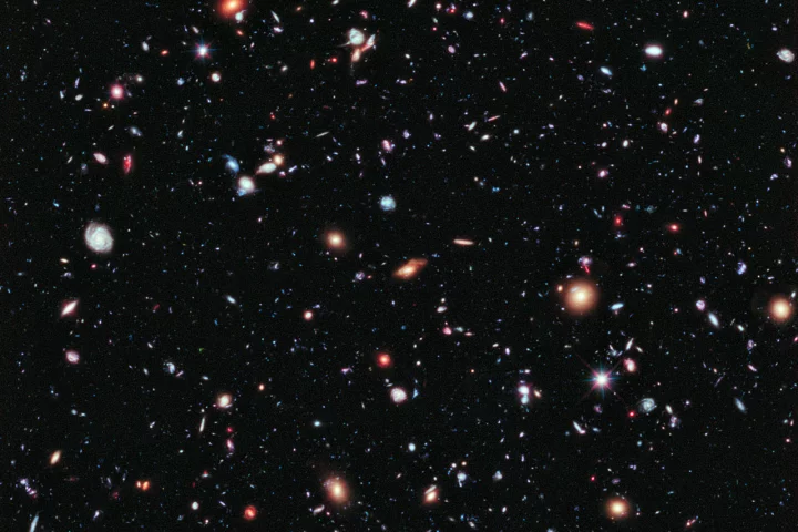 Astronomers have assembled a new, improved portrait of our deepest-ever view of the Universe (Image: NASA)