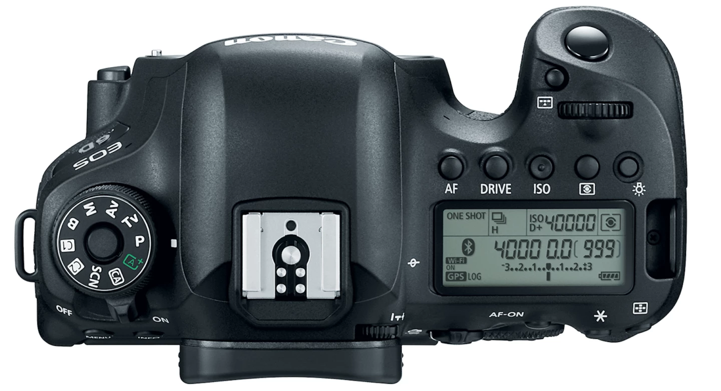 A top-down view of the 6D MkII