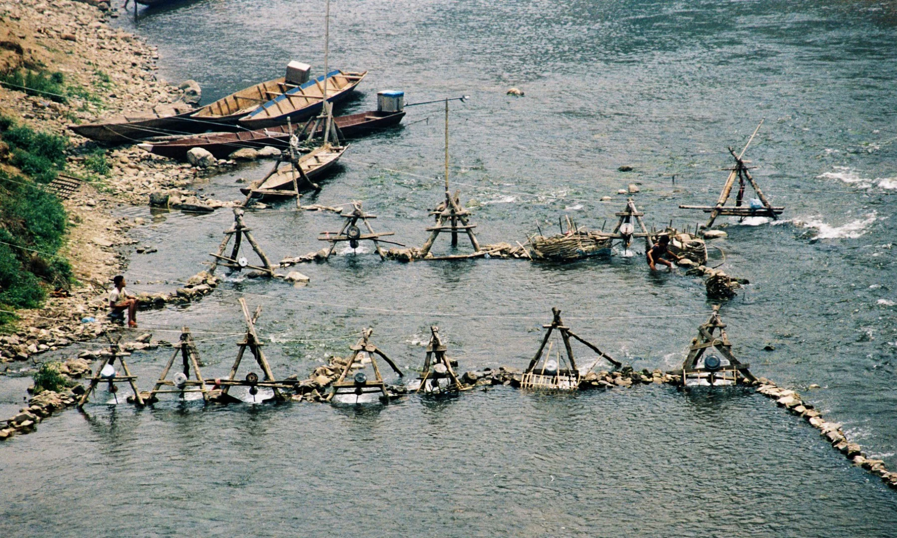 Micro hydro-electricity schemes power the communities now