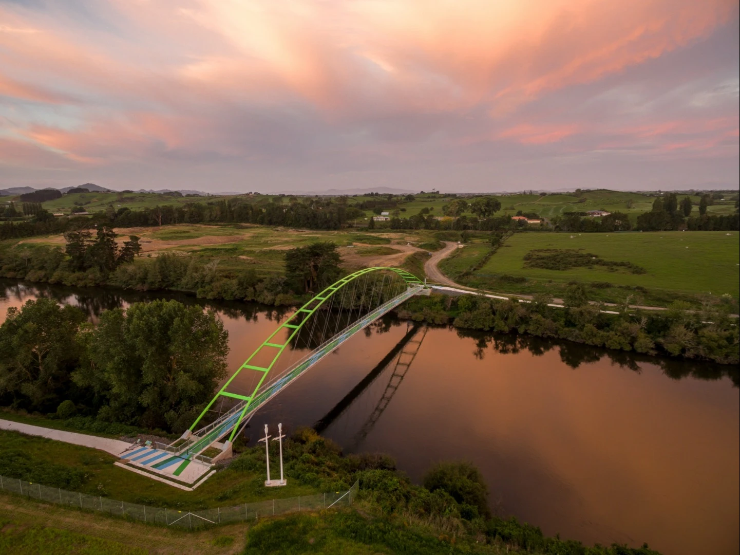 The Perry Bridge in New Zealand picked up the Award for Pedestrian Bridges