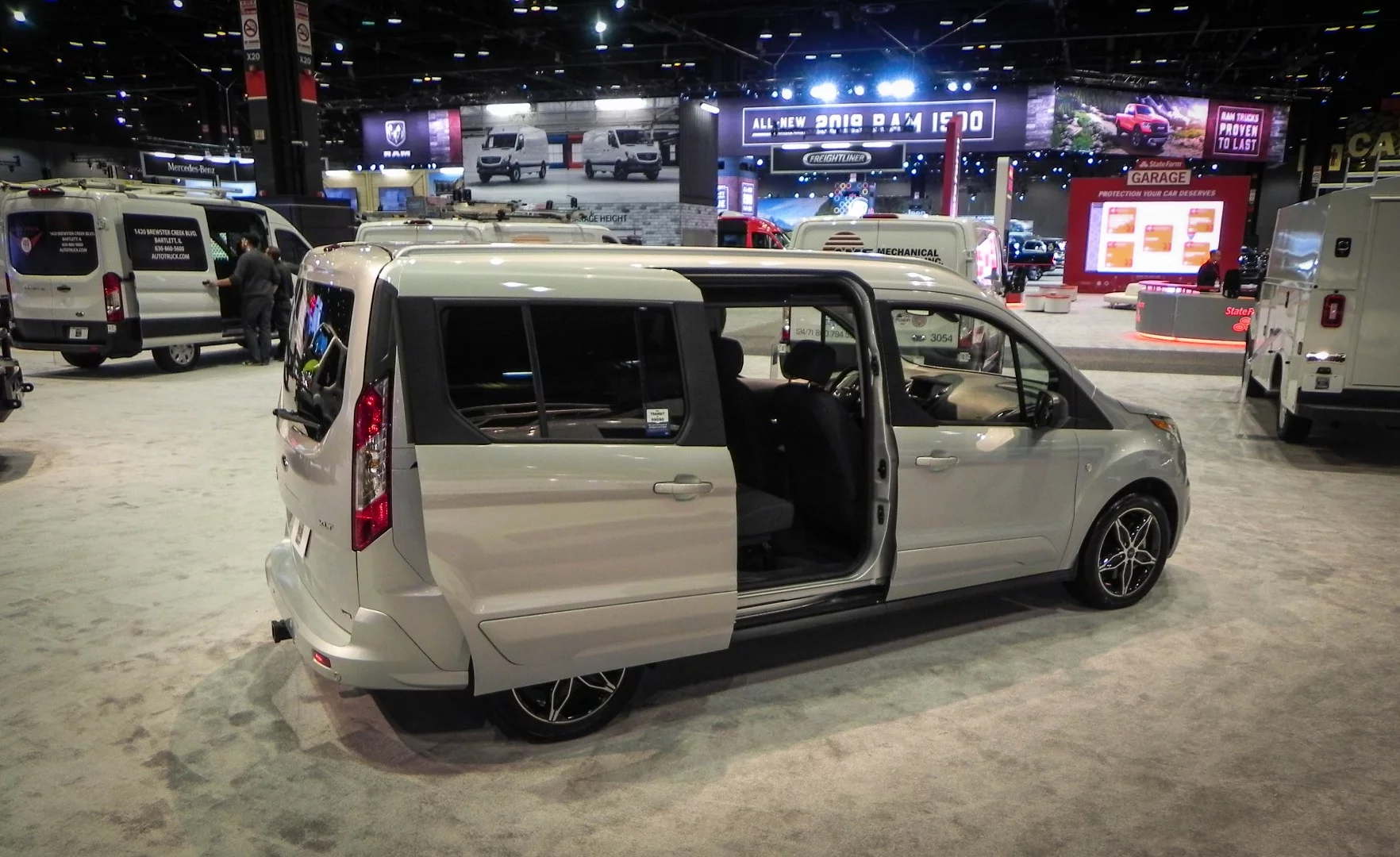 Ford unveiled a new Transit Connect Wagon as a minivan alternative