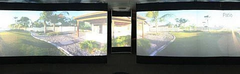 Click image to enlargeA panoramic image taken inside the VuPod shows a seamless floor-to-ceiling 360 degree image of high resolution - very cool.