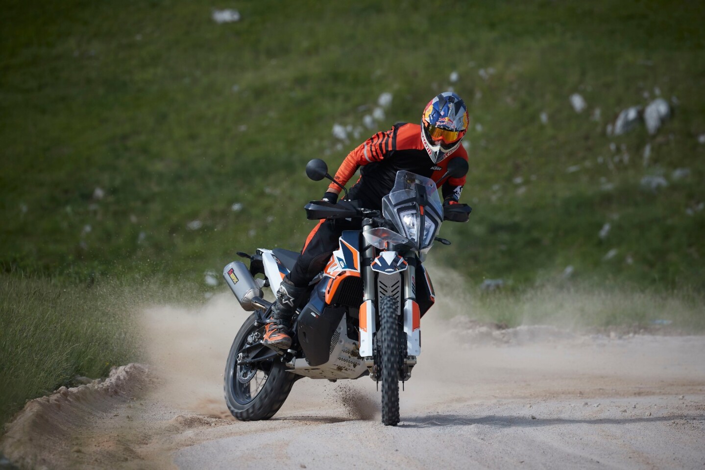 Longer travel WP suspension at either end