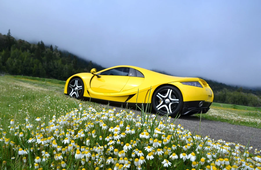 The GTA Spano works well in yellow