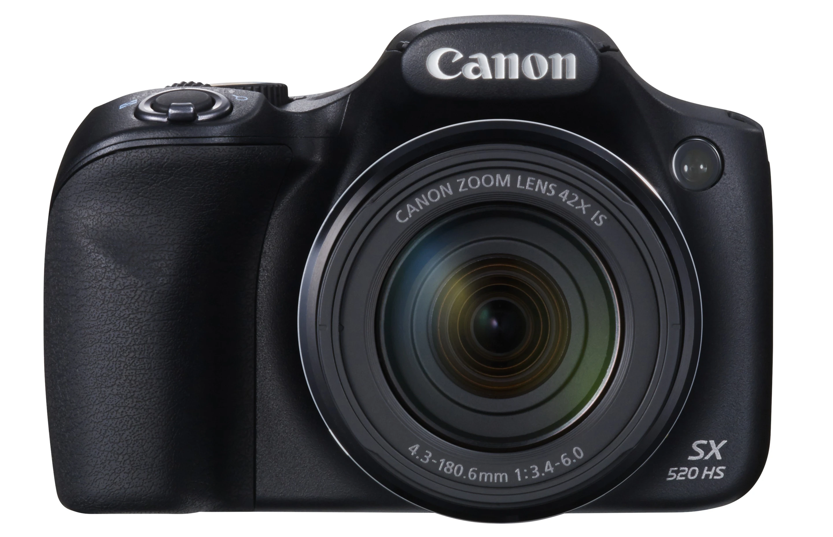 The Canon PowerShot SX520 HS uses a 1/2.3-inch 16-megapixel CMOS sensor