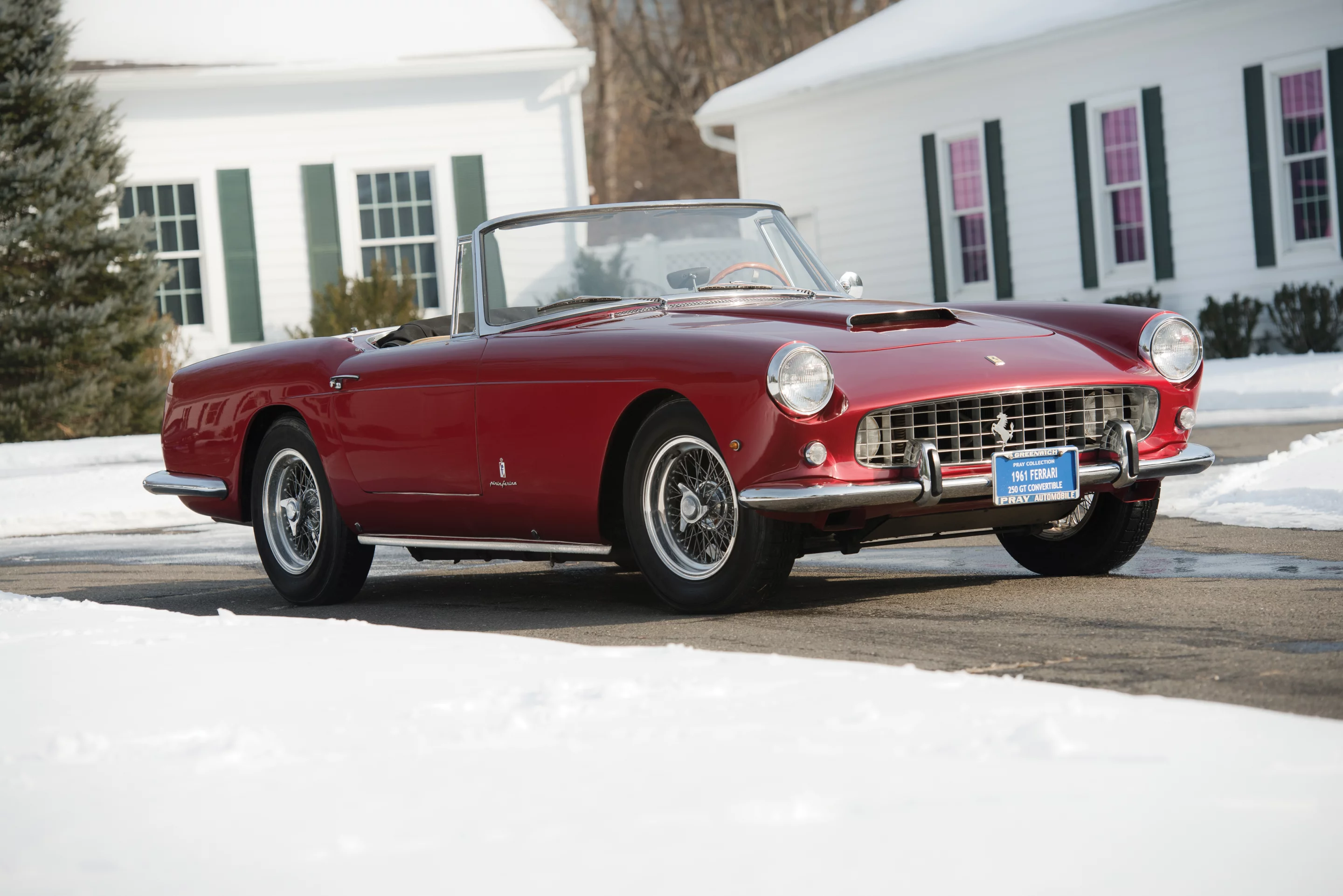 The 1961 Ferrari 250 GT Series II Cabriolet by Pininfarina was sold for US$1,760,000 at last month's auction
