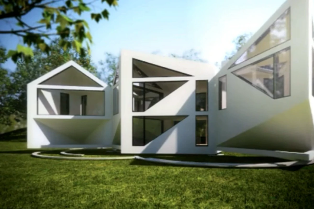 Thick insulating walls that make ideal facades in the winter months change places with the glazed panels during the summer (Image: The D*Haus Comapny)