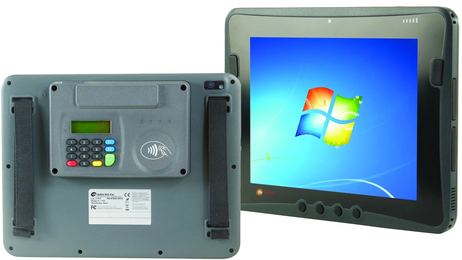 Designed with the retail and hospitality sectors in mind, the DLI 9000 Rugged Mobile Tablet is available with a 5-in-1 mobile payment module to offer customers secure payment options at the point of sale