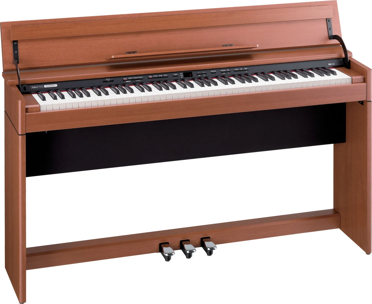 As well as receiving the new sound engine and ivory-like key upgrade, the DP-990F also serves as a functional piece of furniture