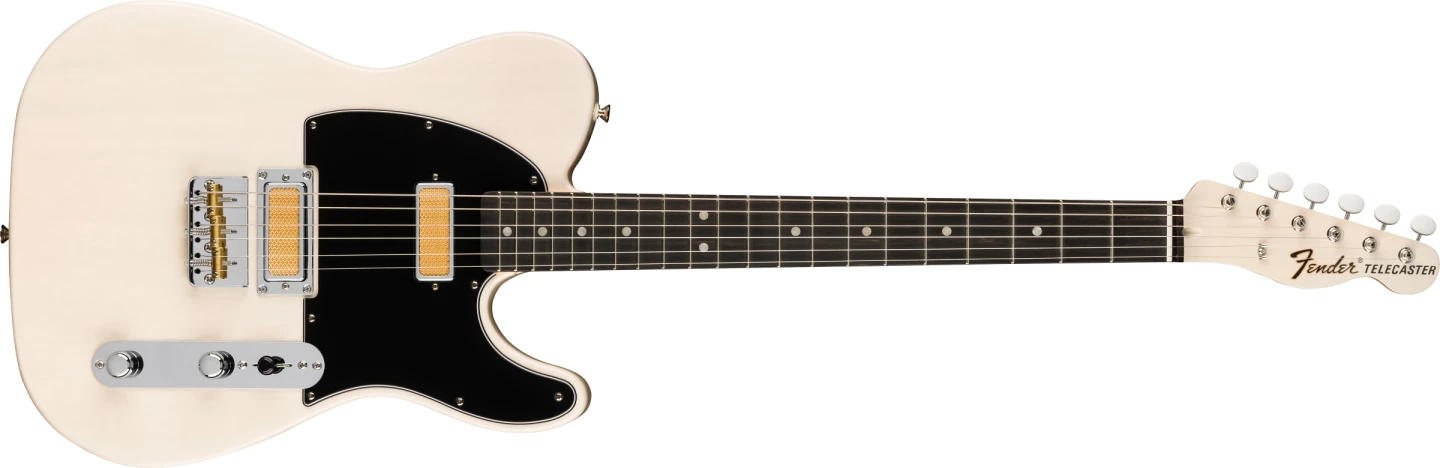 Ebony fingerboard with a flattish 12-inch radius and medium-jumbo frets
