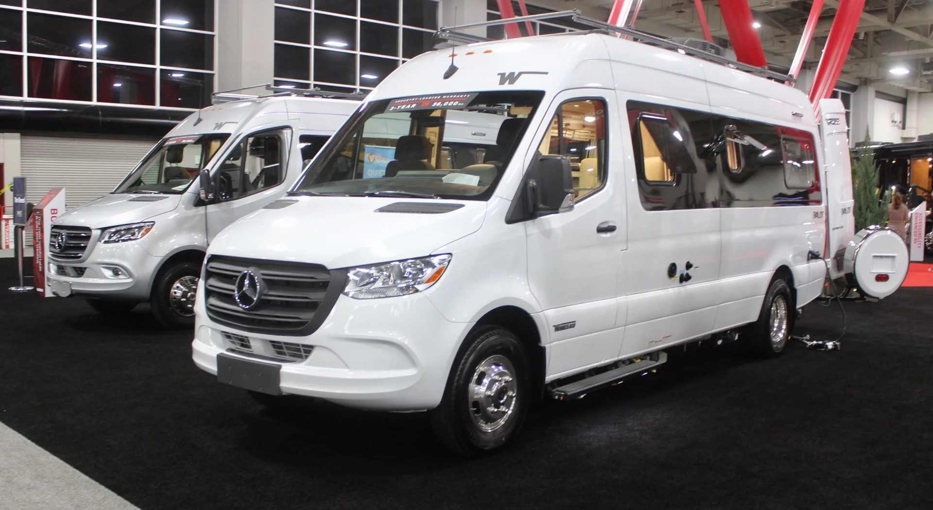 Winnebago held the debut of the new Boldt at RVX 2019 in Salt Lake City