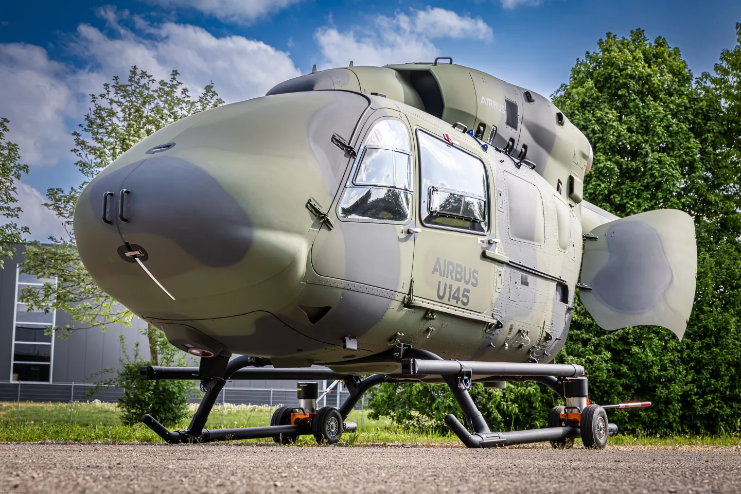 Mockup of the U145 pilotless helicopter