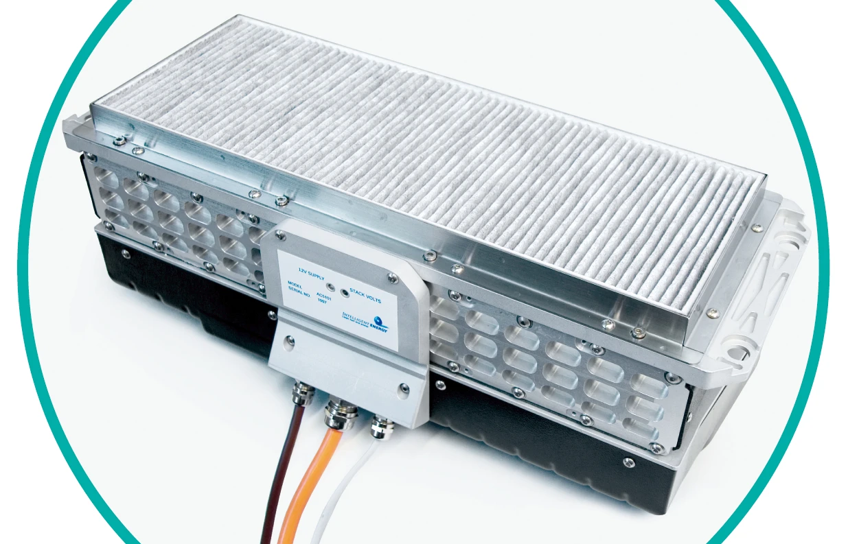 The Intelligent Energy developed fuel cell used in the Burgman FC