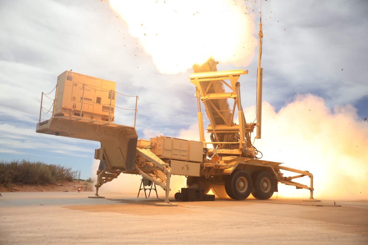 Soldiers from 69th Air Defense Artillery Brigade conducted Patriot Missile live fire training