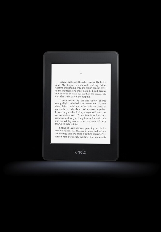 The Kindle Paperwhite sports no physical buttons, relying instead on a two-point multi-touch capacitive touchscreen