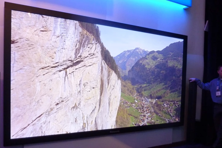 Panasonic's 152-inch Full HD 3D plasma at CES 2010