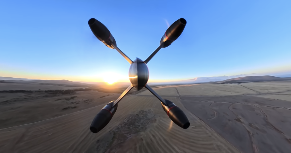 Father-son duo's 3D-printed drone breaks 408 mph record