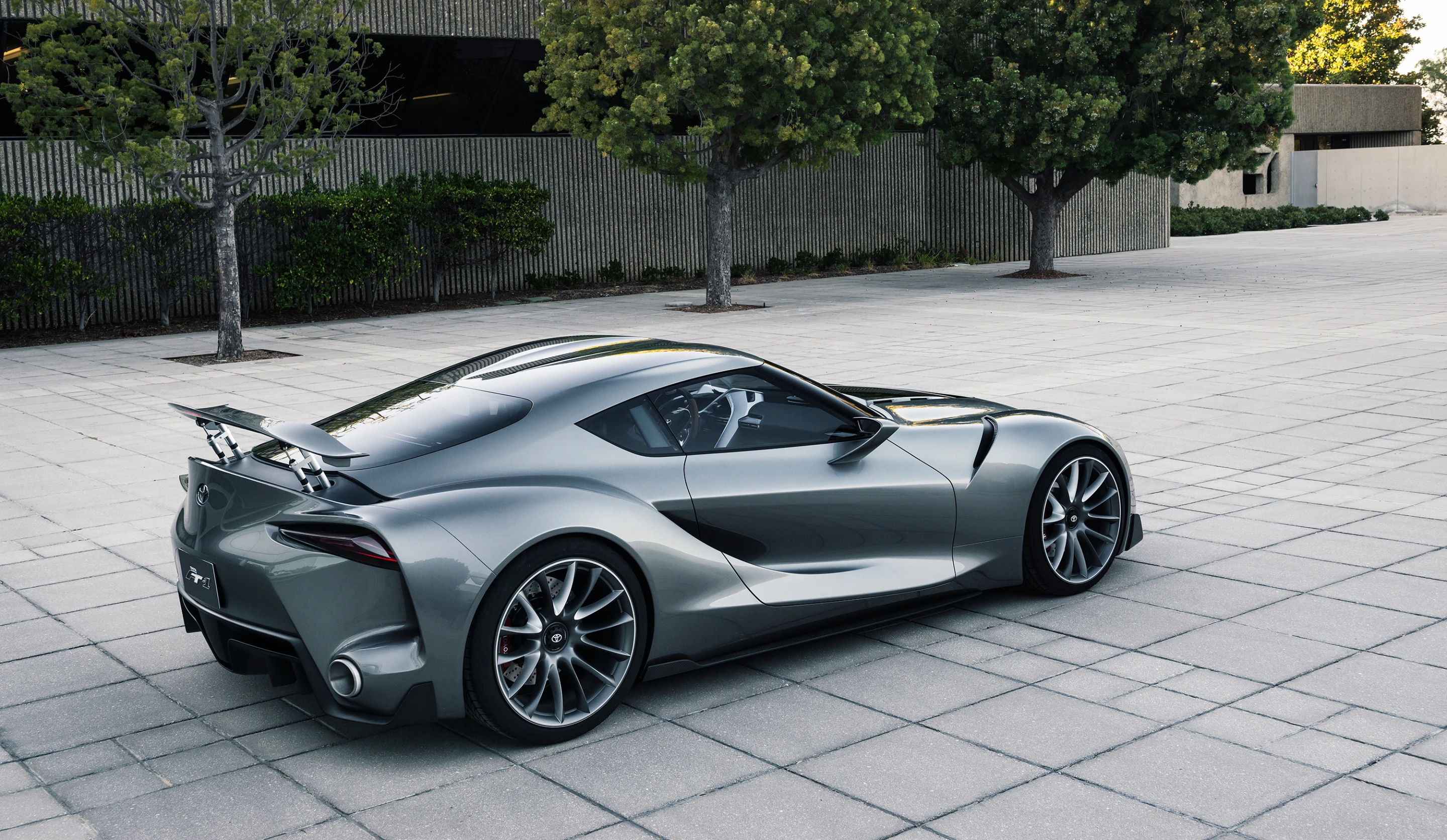 The updated FT-1 concept wears a graphite paint job