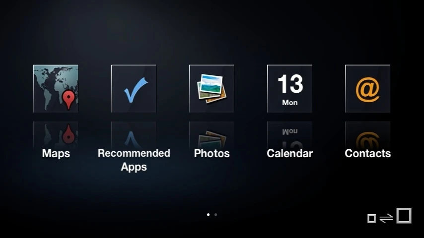 The AppRadio interface