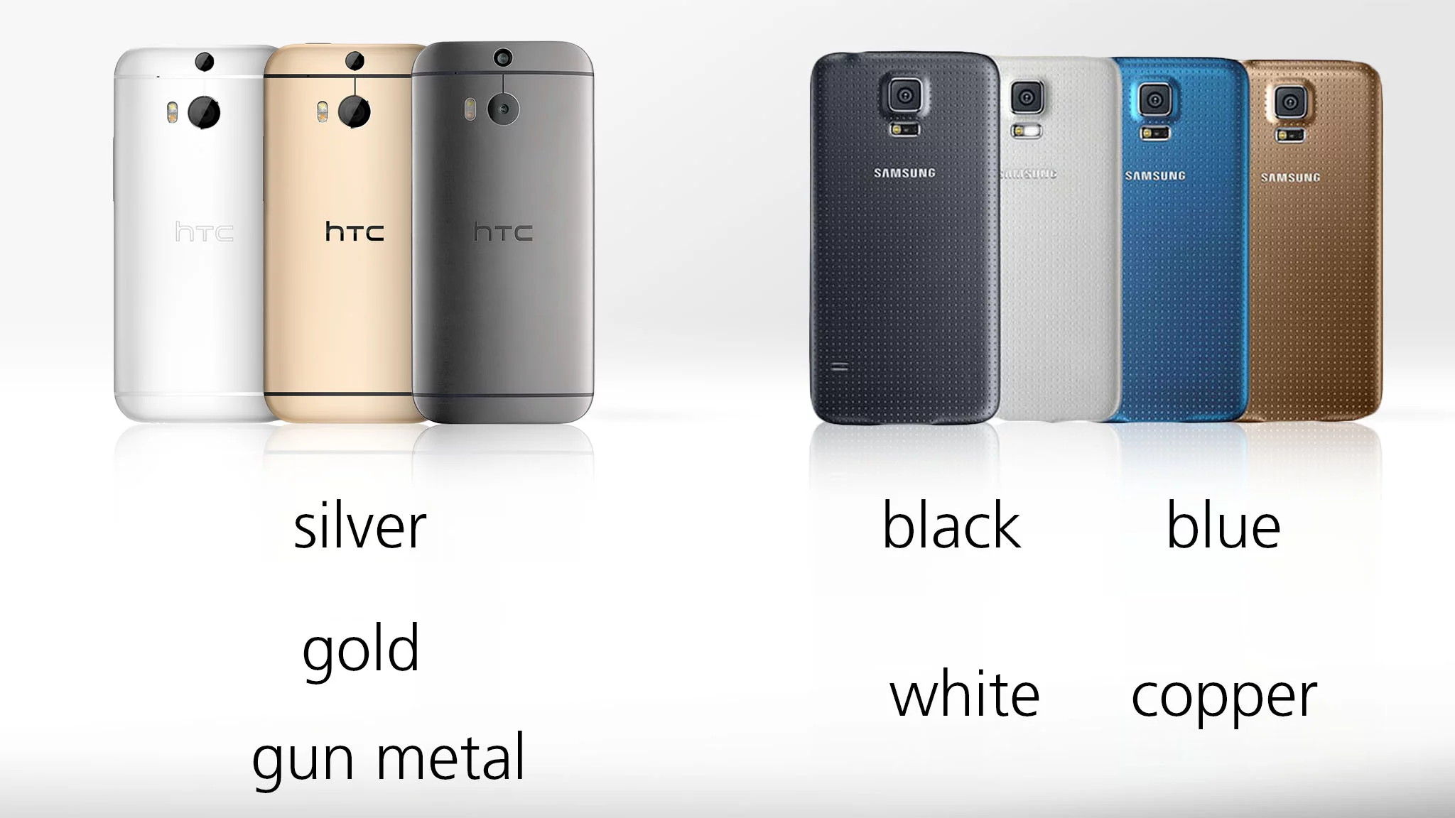 Color options for both phones