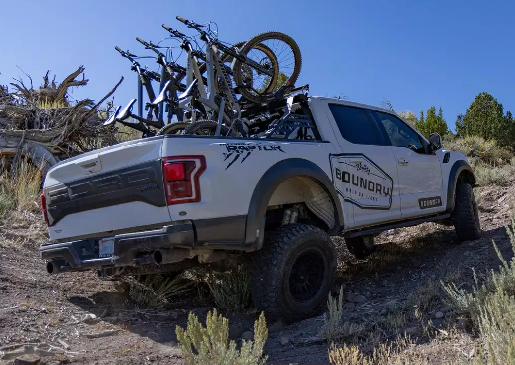 Boundry says its racks are built for stability ... on and off road