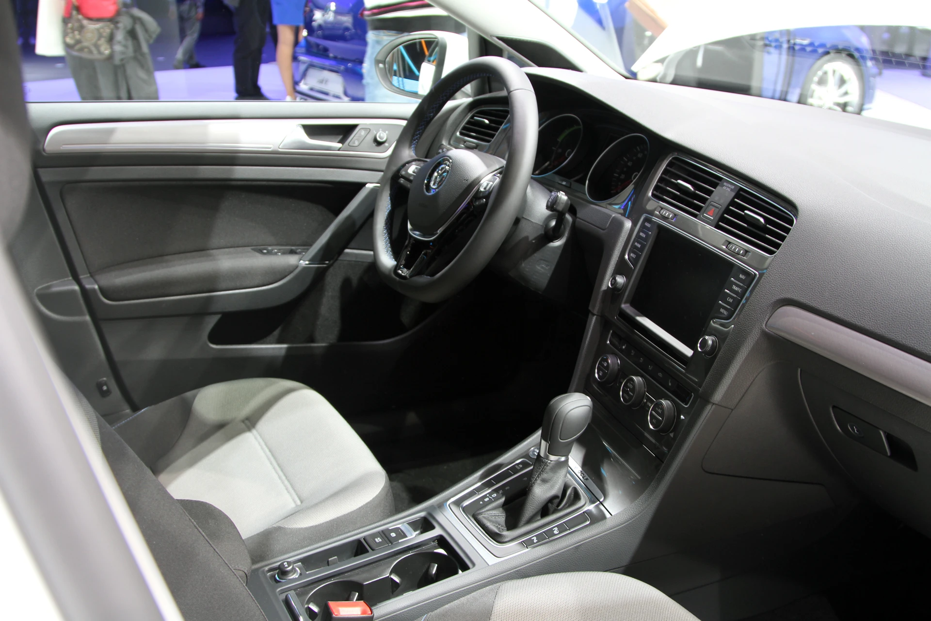 Behind the wheel of the e-Golf (Photo: Gizmag)