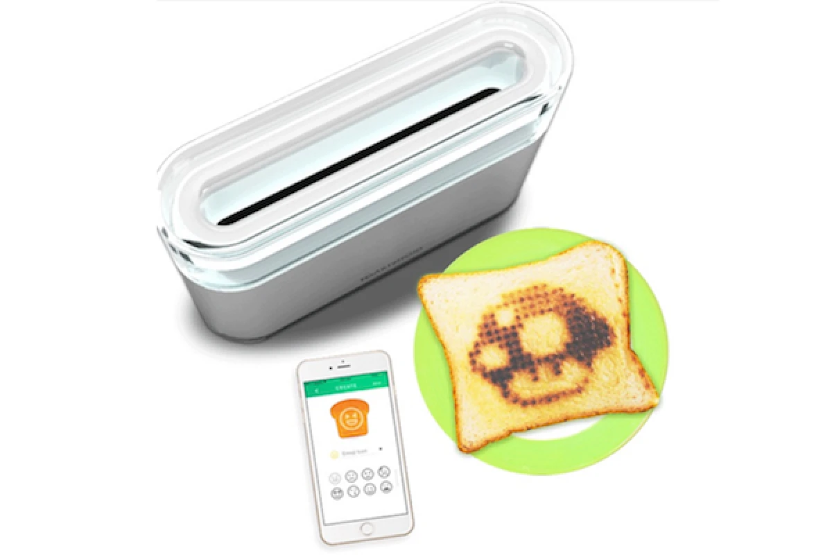 Toasteroid is a smart toaster that lets you customize your breakfast every morning, or send toast-based messages to friends
