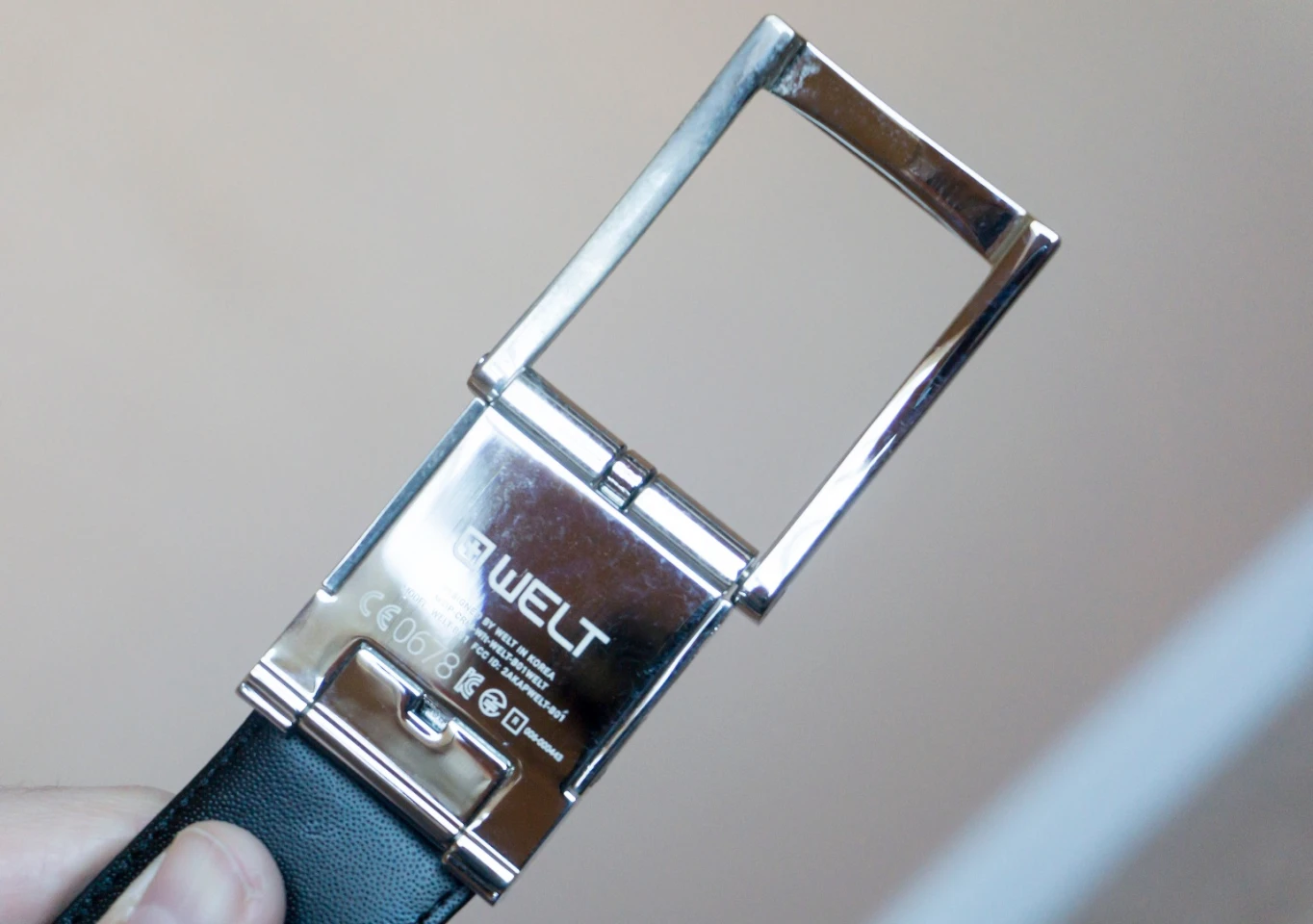 Bottom of the Welt buckle