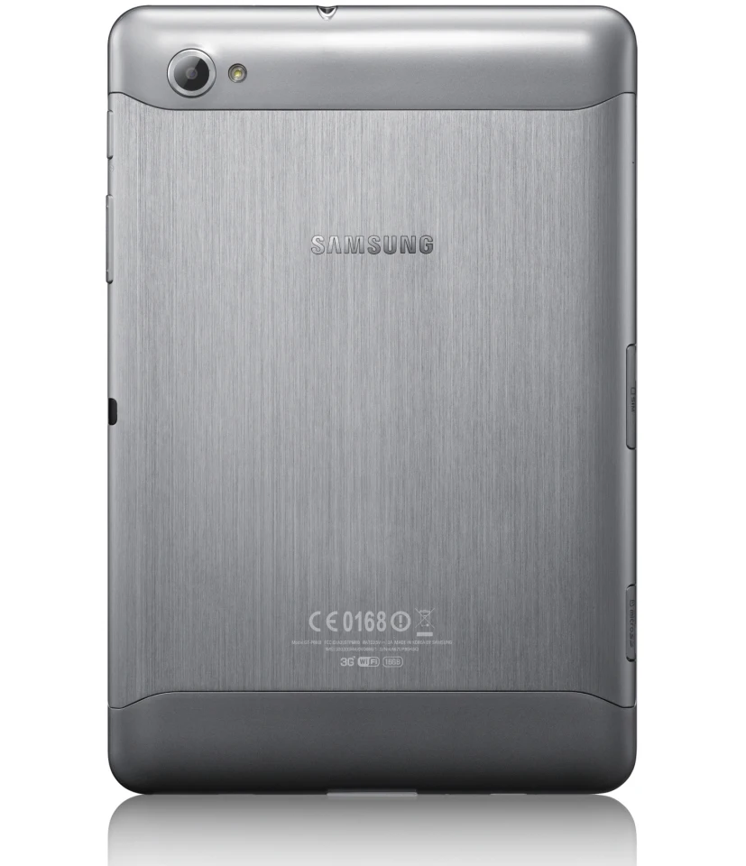 The Samsung Galaxy Tab 7.7's metal casing