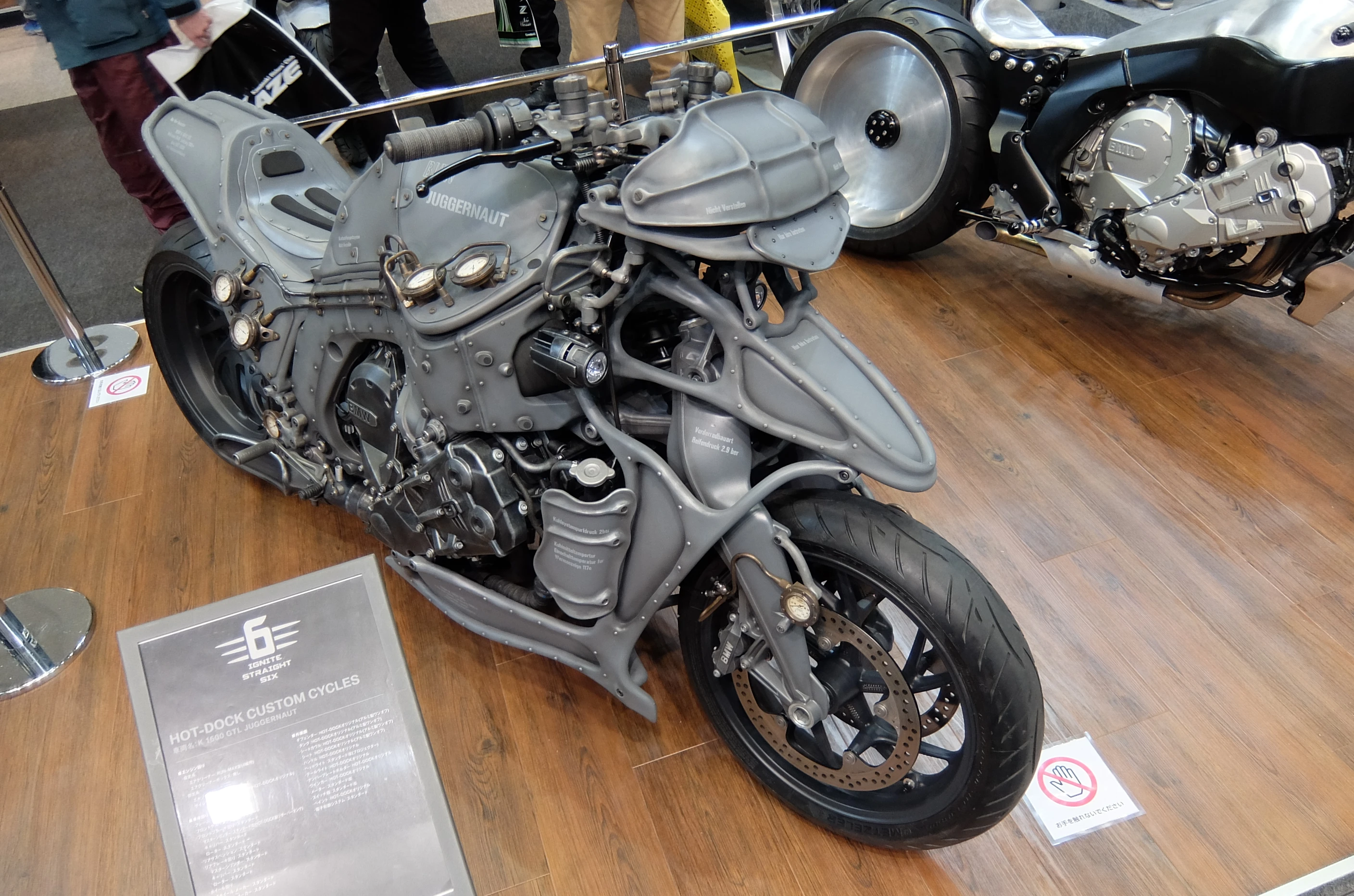 The other Motorcycle in the Ignite 6 project was the Juggernaut (Photo: Stephen Clemenger/Gizmag.com)