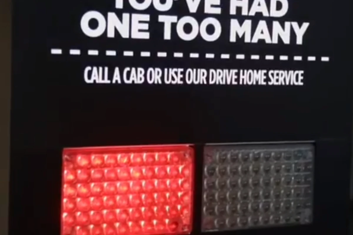 Warning readout at the valet station