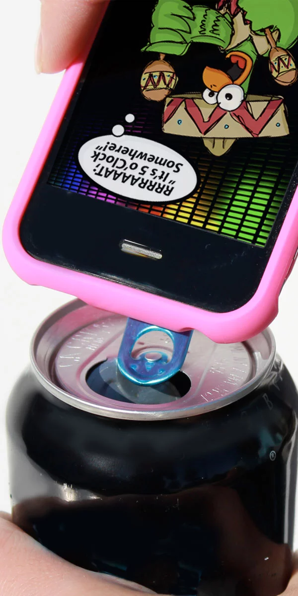 Be HeadCase is a bottle opener-equipped iPhone case, that comes with an app that keeps count of how many bottles you've opened