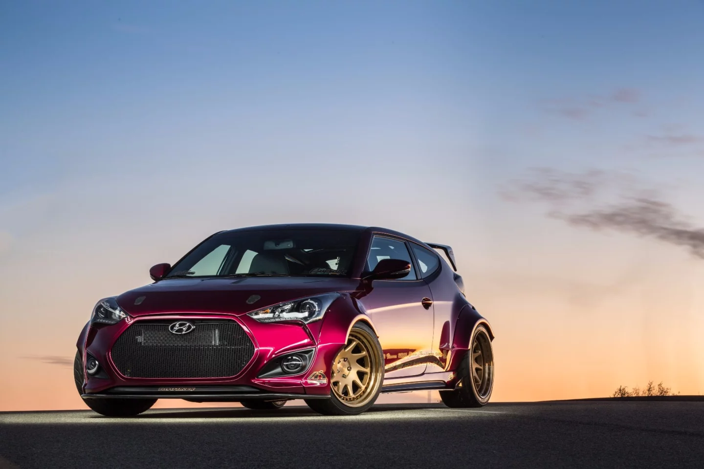 The Hyundai Veloster Gurnade cranks up the drama