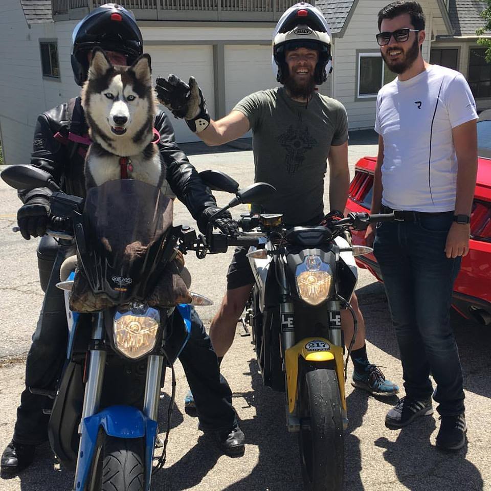 L to R: Terry Hershner, Charger, Luke Workman and Mate Rimac