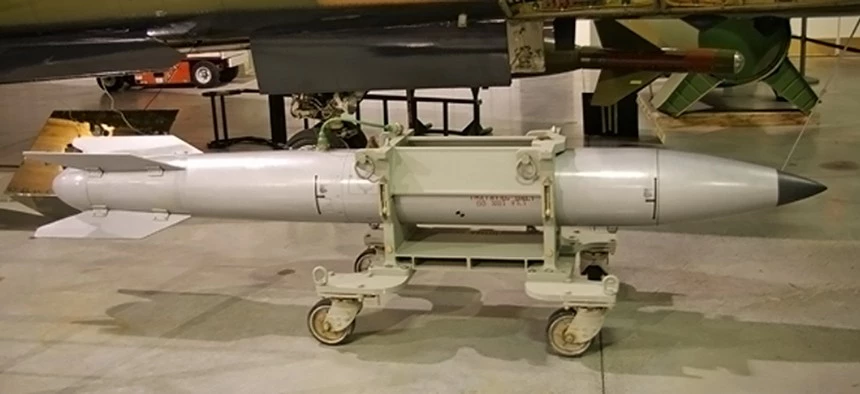 US B-61 tactical nuclear bomb