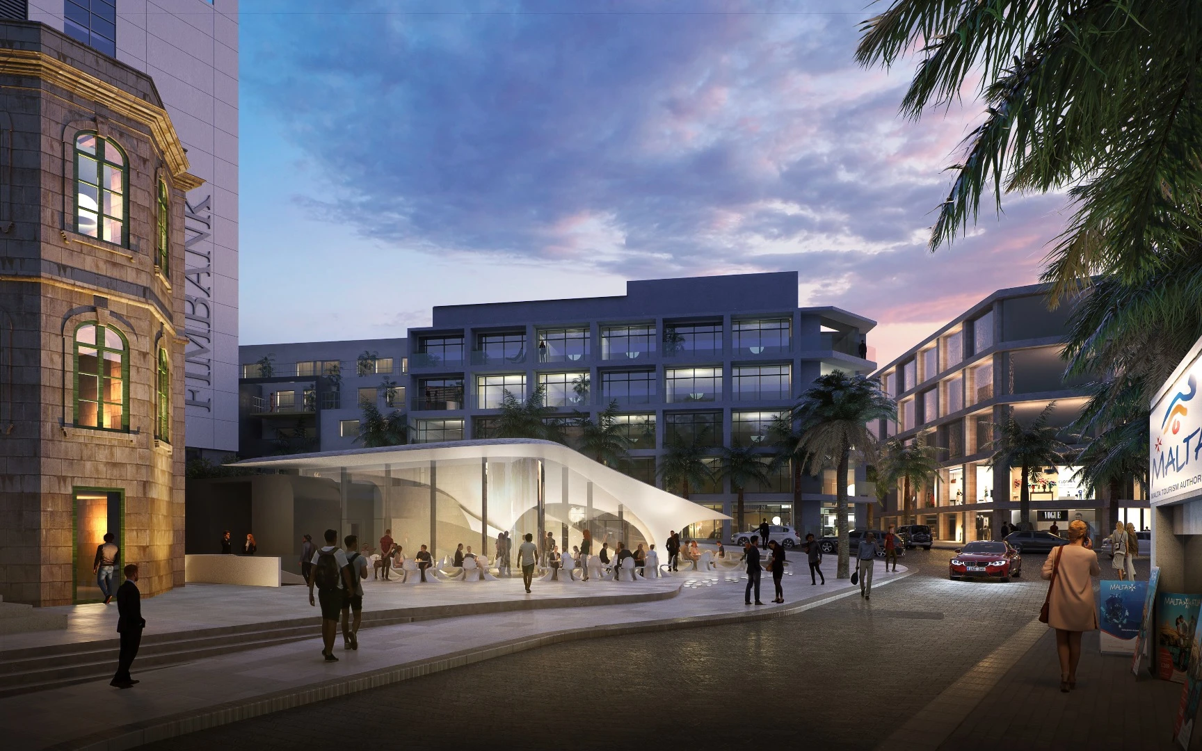 If it goes ahead, Mercury Tower will be constructed in Paceville, which is located on Malta's east coast