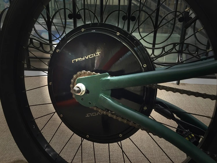 The Cruzer is available with a 1,000 W hub motor