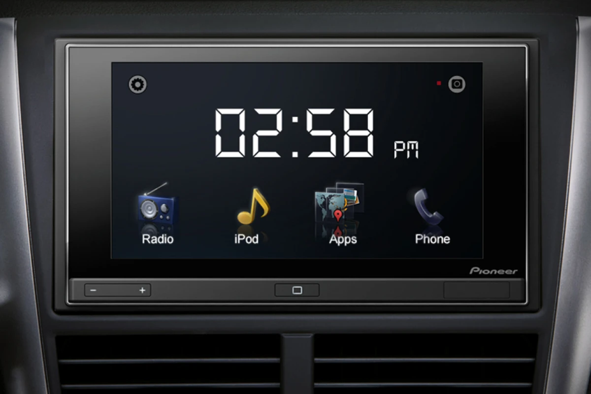 Pioneer's AppRadio features a 6.1-inch touchscreen display
