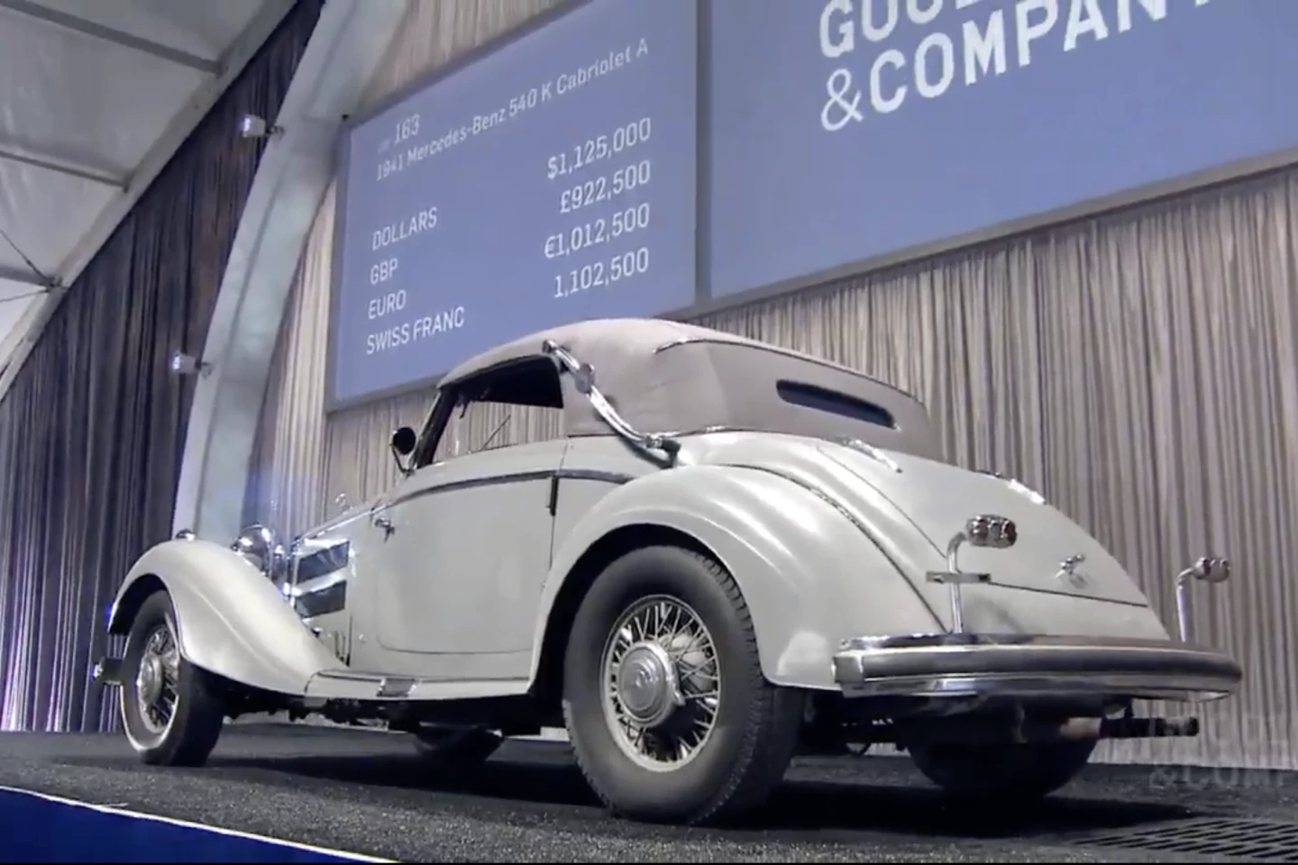 1941 Mercedes-Benz 540 K Cabriolet A