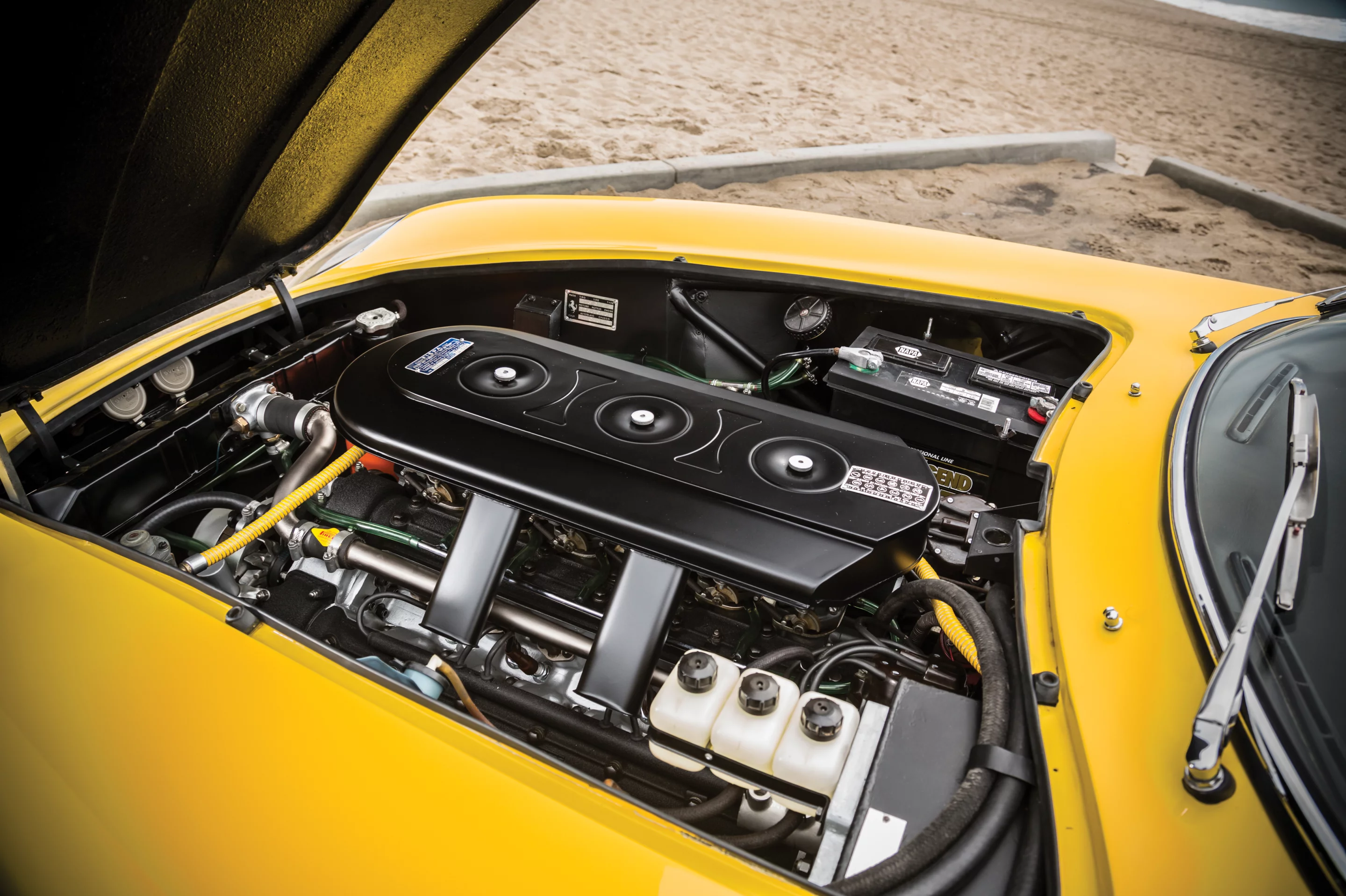 This 1967 Ferrari 275 GTB/4 with coachwork by Scaglietti was delivered new in 1967 to film director John Frankenheimer. It was sold by RM Auctions for US$3,657,500 in January, 2015. Photo: Evan Klein ©2015