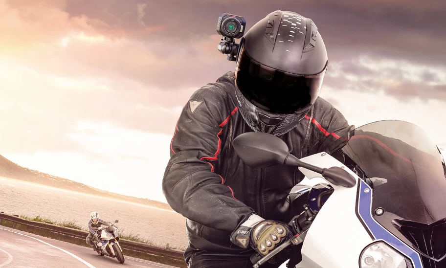 Blackmagic Micro Cinema Camera - small enough to fit on a helmet, but three times the weight of a GoPro even before a lens is added.