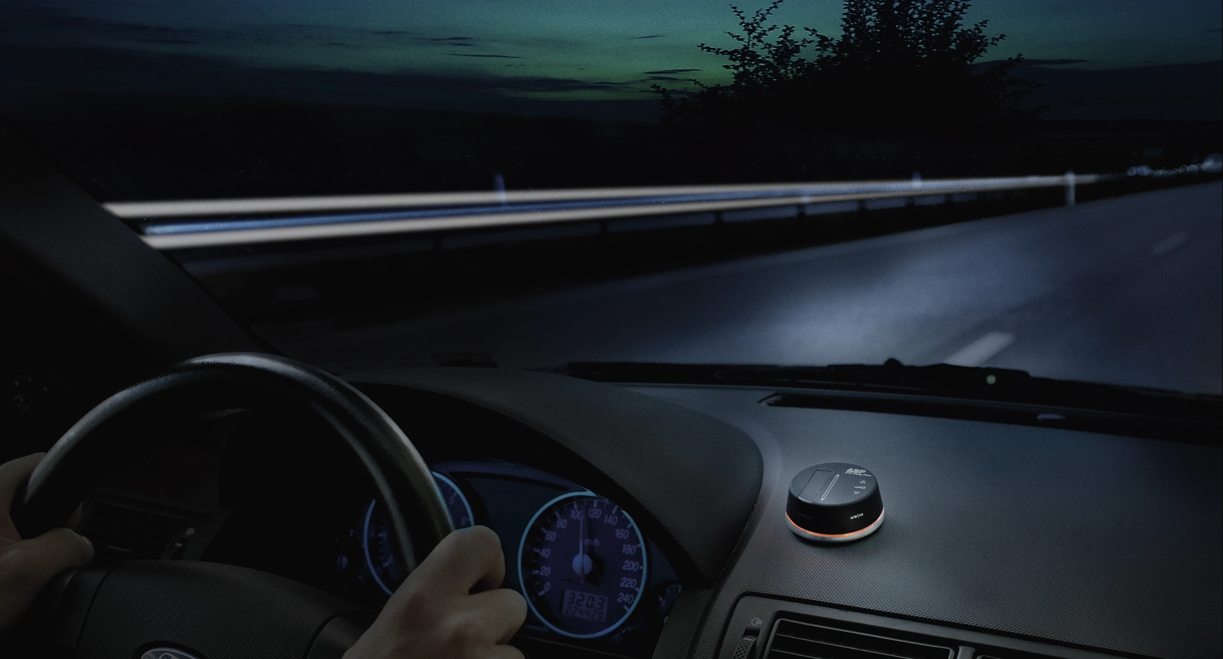 The Anti Sleep Pilot is a dashboard device that lets drivers know when they're becoming too fatigued