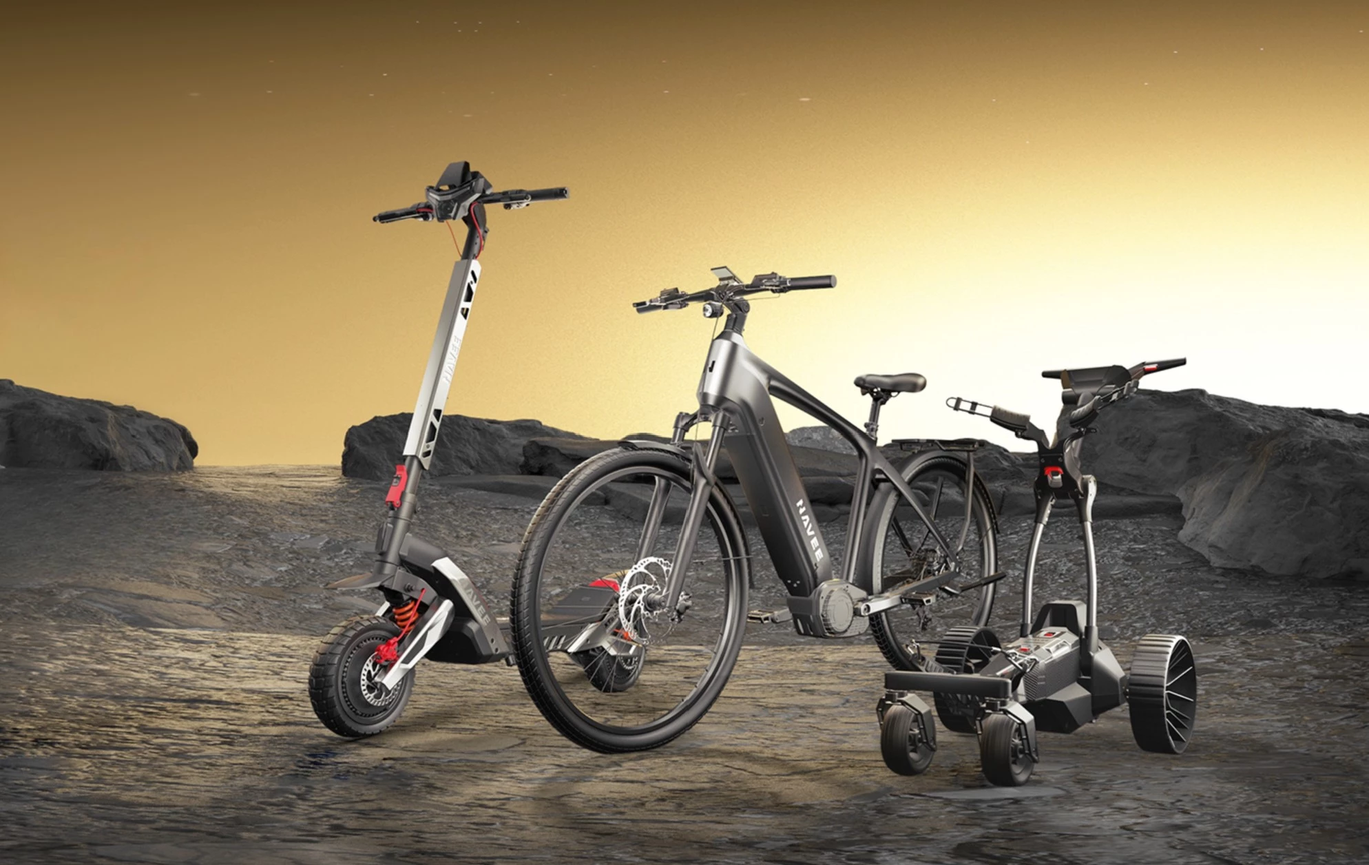 The Navee SP01 launched at IFA 2025 with new e-scooters and electric golf carts