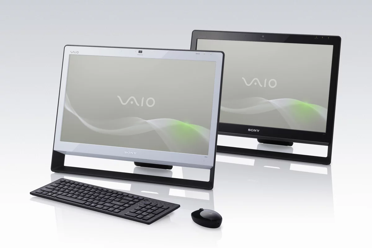 The VAIO J Series PC has a 21.5 inch multi-touch HD display and is powered by the latest Intel Core processors and GeForce graphics
