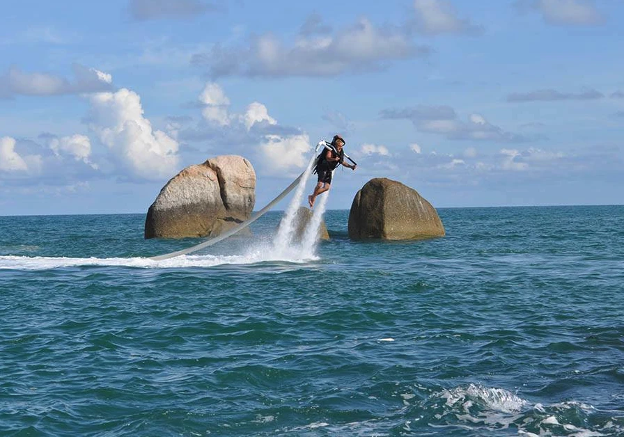 X-Jetpacks testing in the waters of Koh Samui, Thailand